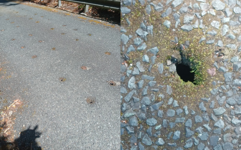 Aeration hole