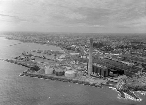 New Plymouth Power Station Chimney