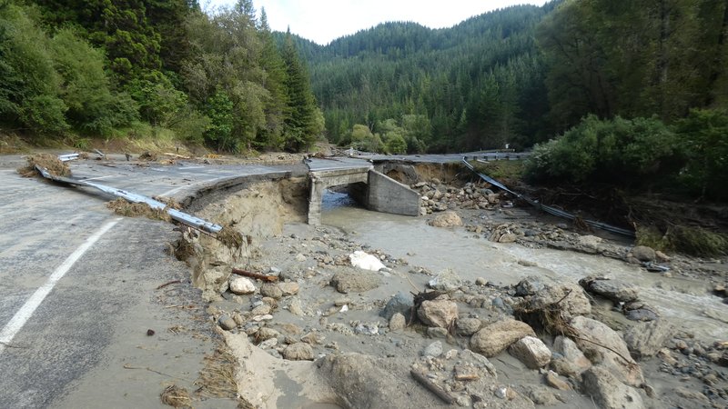 SH2 TE NGARUE STREAM BRIDGE post CG 1