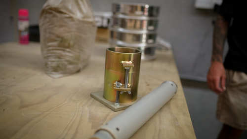 Soils laboratory tour