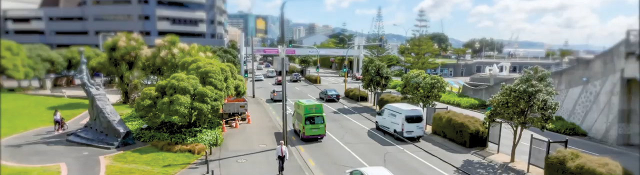 Wellington traffic timelapse - frame